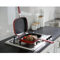 Cast aluminium double side grill pan